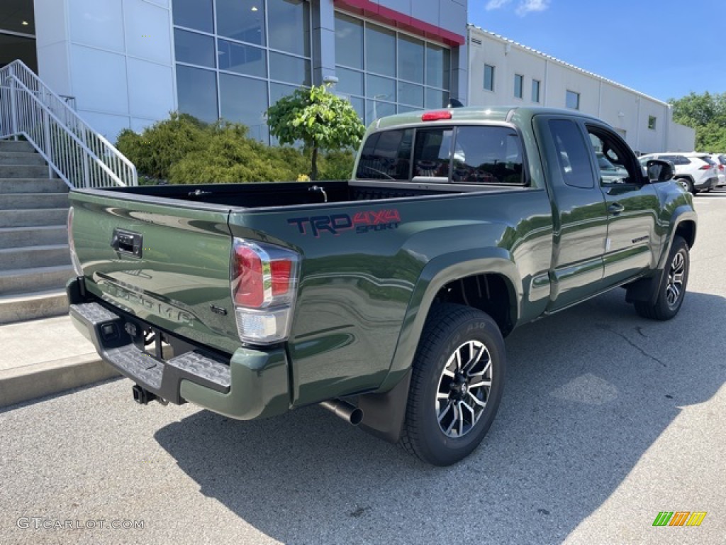 2022 Tacoma TRD Sport Access Cab 4x4 - Army Green / Cement/Black photo #9