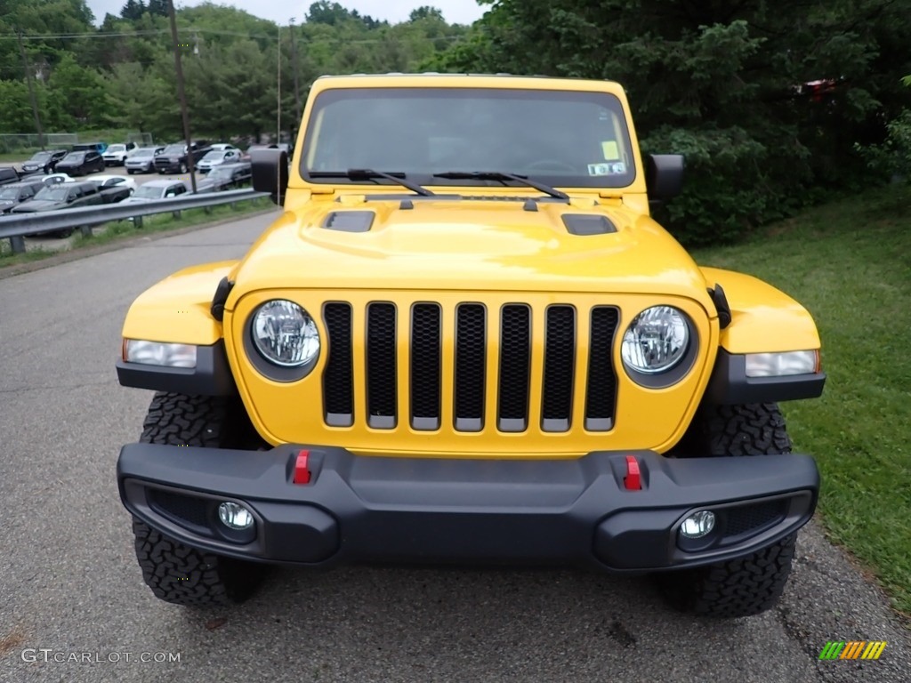 2018 Wrangler Unlimited Rubicon 4x4 - Hellayella / Black photo #2