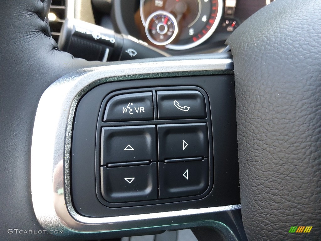 2022 Ram 3500 Laramie Mega Cab 4x4 Black Steering Wheel Photo #144336415