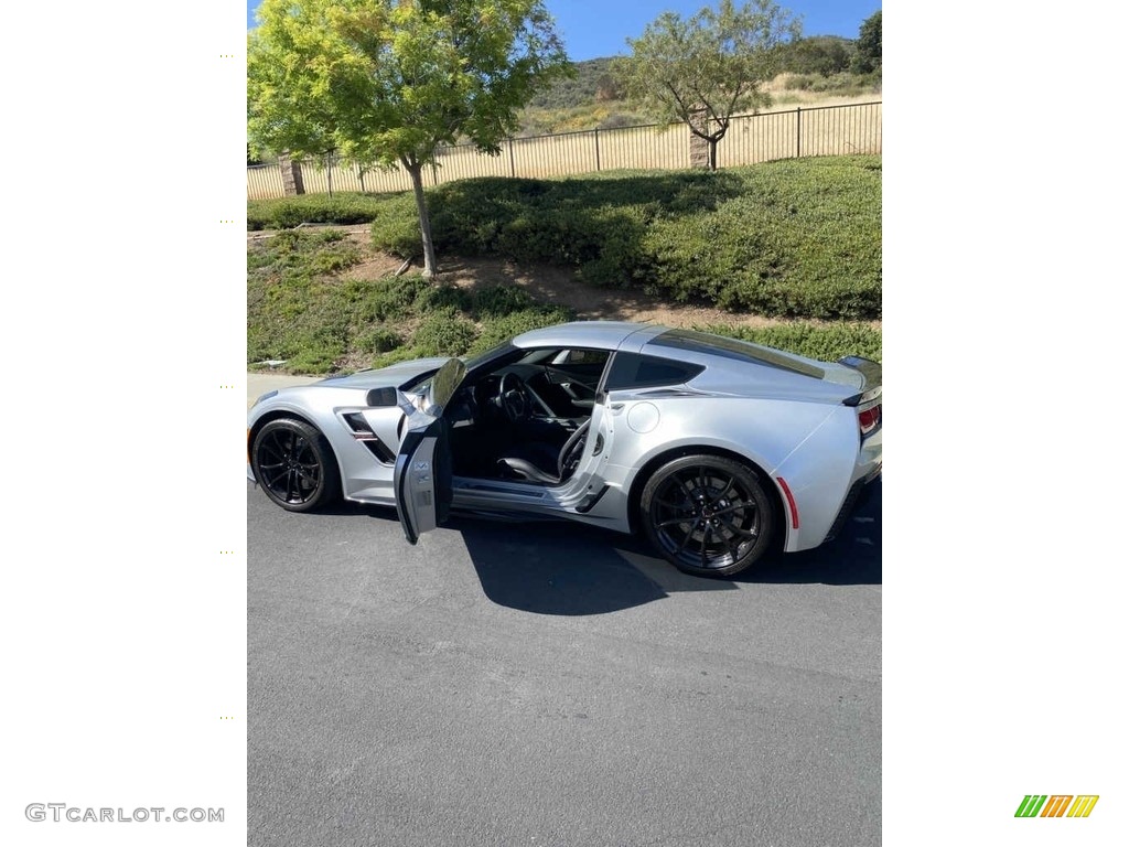 2017 Corvette Grand Sport Coupe - Blade Silver Metallic / Jet Black photo #5