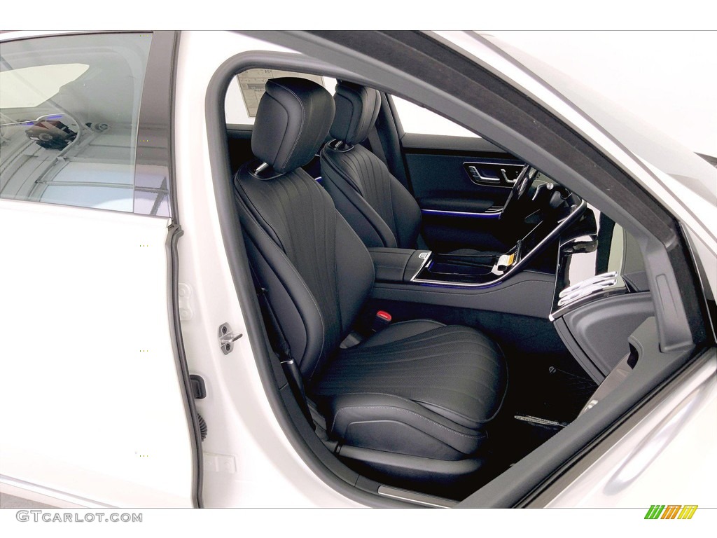Black Interior 2022 Mercedes-Benz S 500 4Matic Sedan Photo #144338428