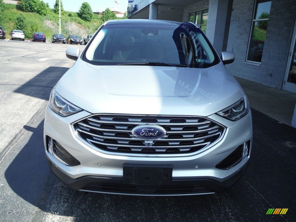 2019 Edge Titanium AWD - Ingot Silver / Ebony photo #5