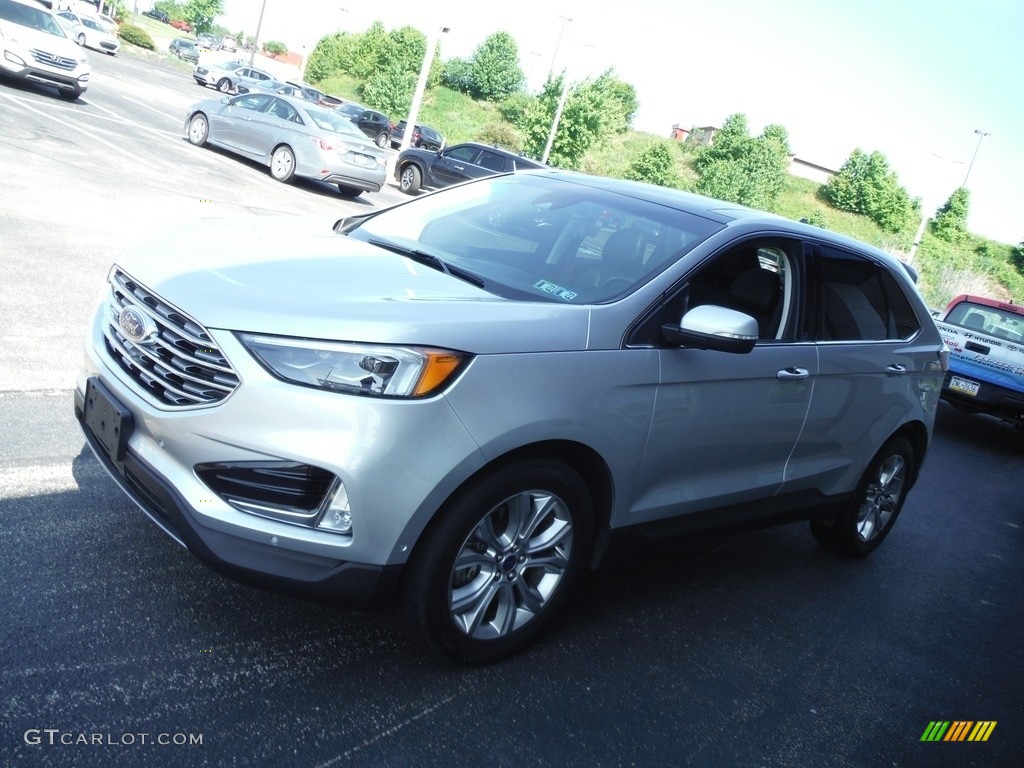 2019 Edge Titanium AWD - Ingot Silver / Ebony photo #6