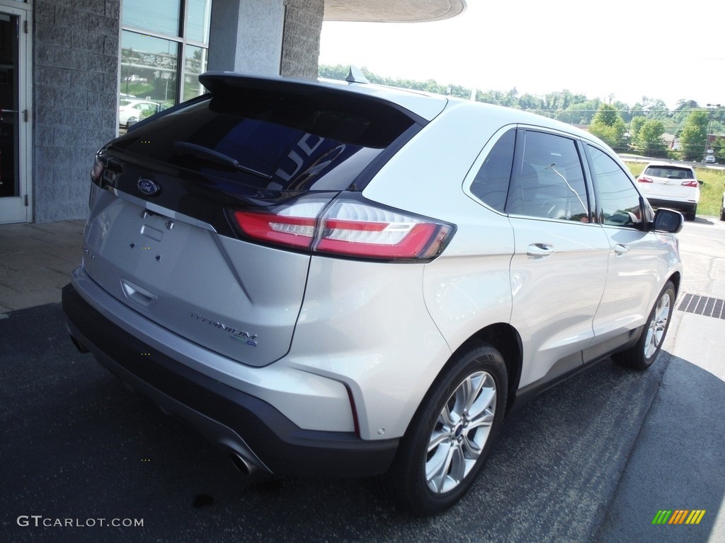 2019 Edge Titanium AWD - Ingot Silver / Ebony photo #11