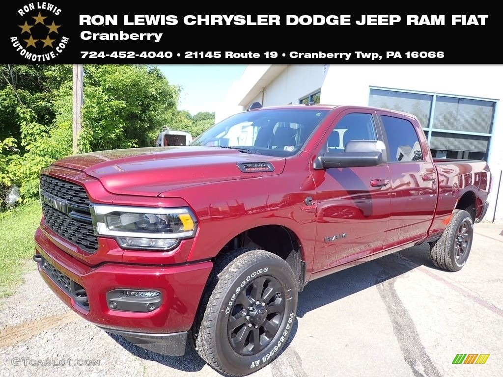 2022 Delmonico Red Pearl Ram 2500 Big Horn Crew Cab Night Edition 4x4