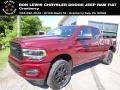 Delmonico Red Pearl 2022 Ram 2500 Big Horn Crew Cab Night Edition 4x4