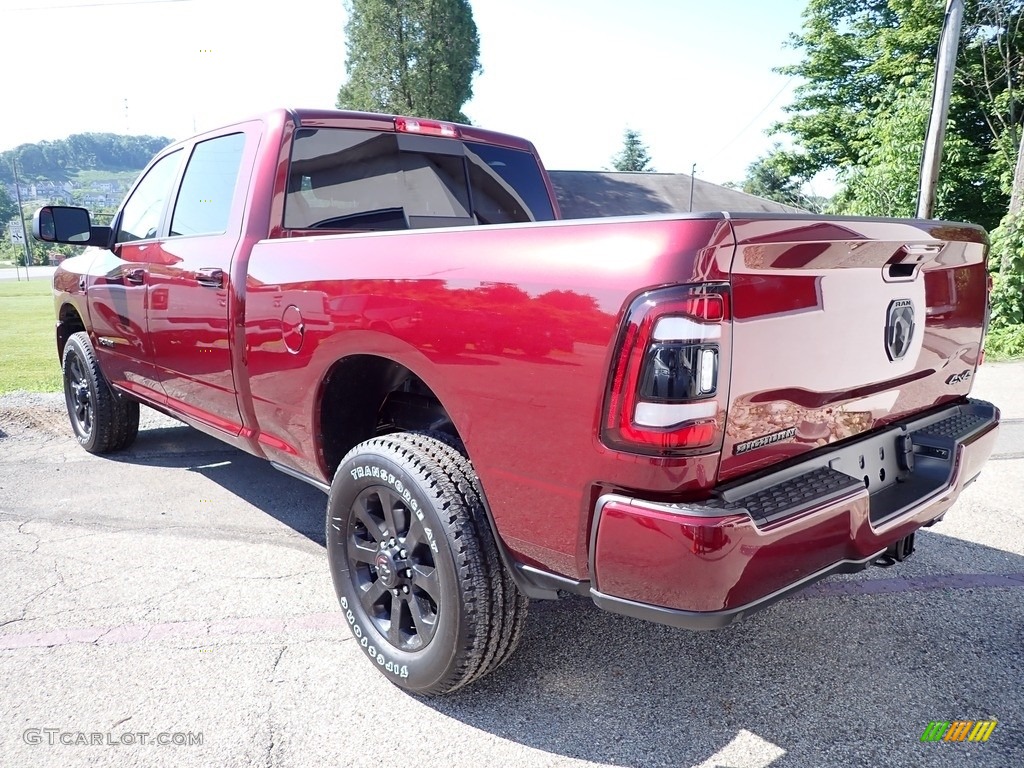 2022 2500 Big Horn Crew Cab Night Edition 4x4 - Delmonico Red Pearl / Black photo #2