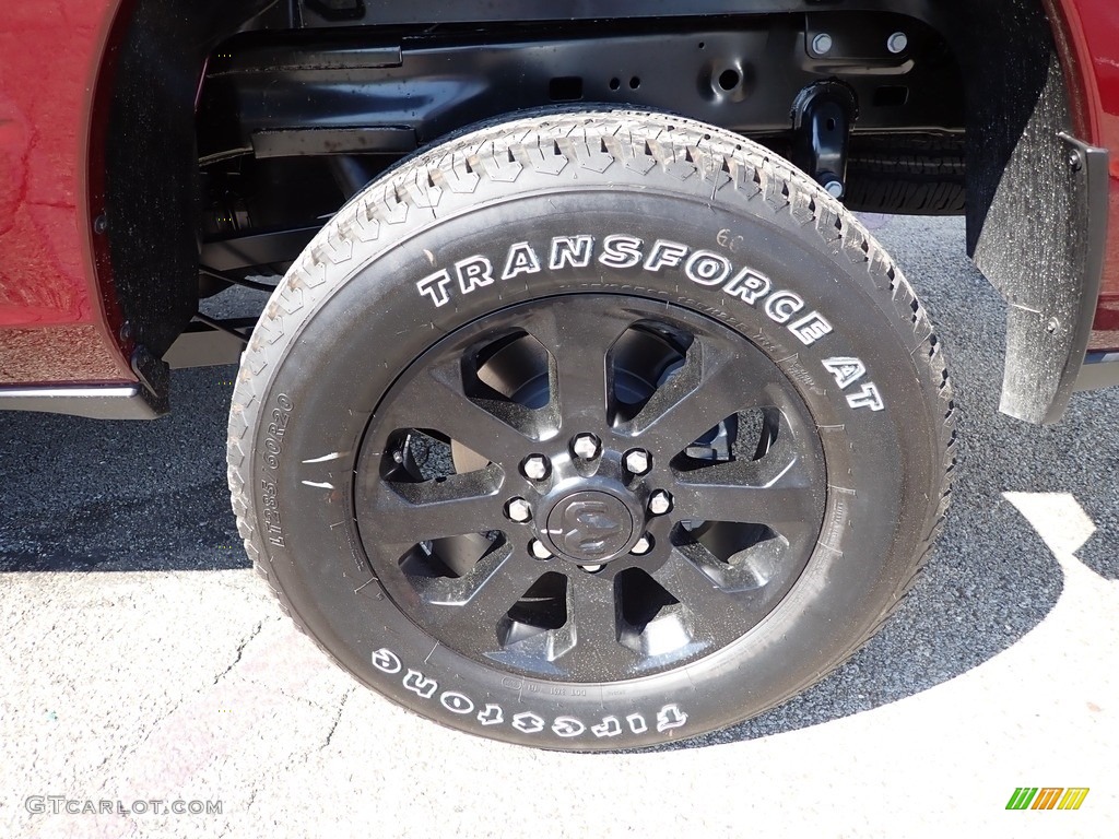 2022 2500 Big Horn Crew Cab Night Edition 4x4 - Delmonico Red Pearl / Black photo #9