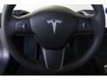 2021 Tesla Model 3 White Interior Steering Wheel Photo