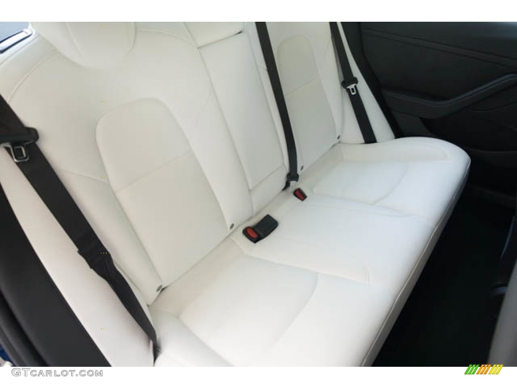 White Interior 2021 Tesla Model 3 Long Range Photo #144340343