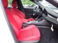 Black/Red Front Seat Photo for 2022 Alfa Romeo Giulia #144340555