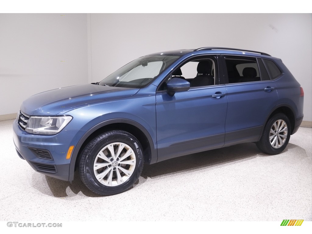 2018 Tiguan S 4MOTION - Silk Blue Metallic / Titan Black photo #3