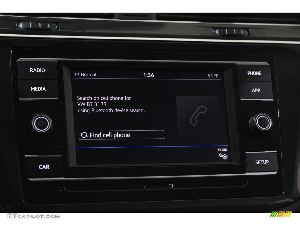 2018 Tiguan S 4MOTION - Silk Blue Metallic / Titan Black photo #10