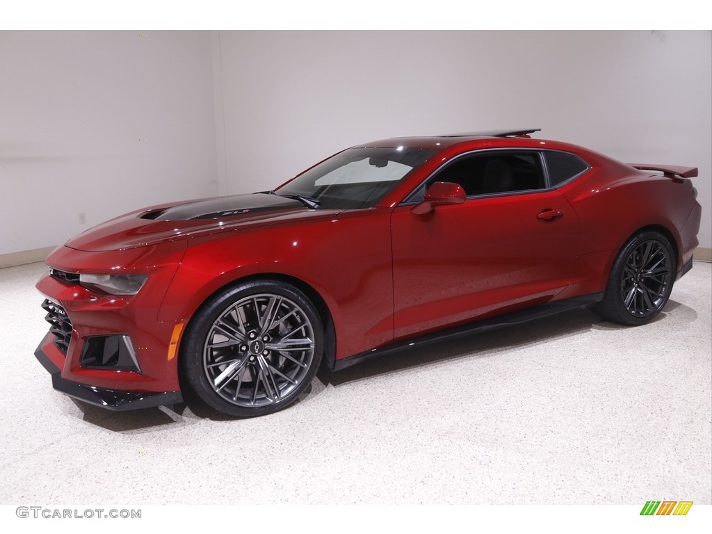 Wild Cherry Tintcoat 2021 Chevrolet Camaro ZL1 Coupe Exterior Photo #144341614