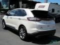 2015 White Platinum Metallic Ford Edge Titanium AWD  photo #3