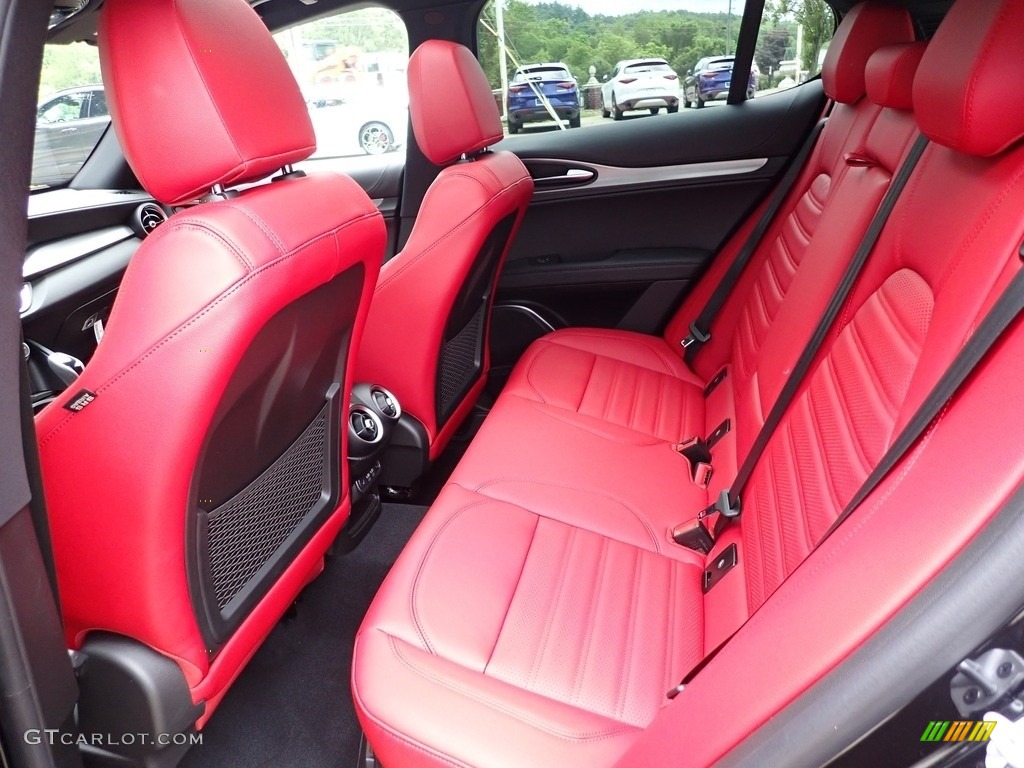 2022 Alfa Romeo Stelvio Veloce AWD Rear Seat Photo #144341815