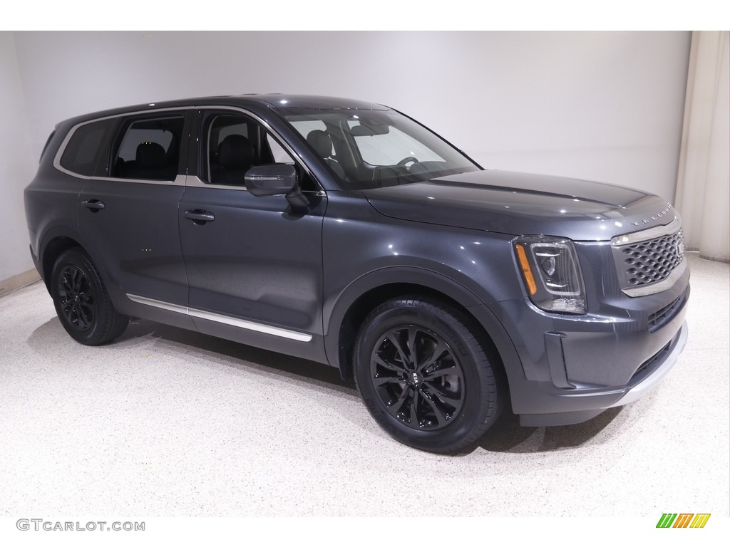 2020 Telluride LX AWD - Gravity Grey / Black photo #1