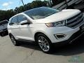 2015 White Platinum Metallic Ford Edge Titanium AWD  photo #27