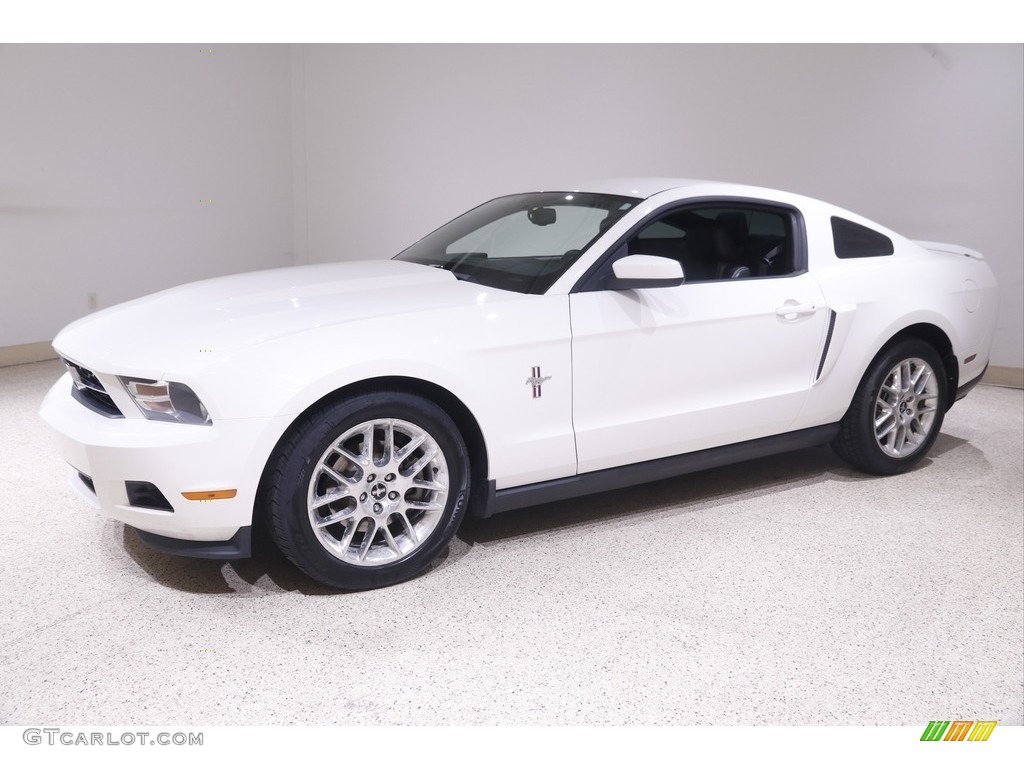 2012 Mustang V6 Premium Coupe - Performance White / Charcoal Black photo #3