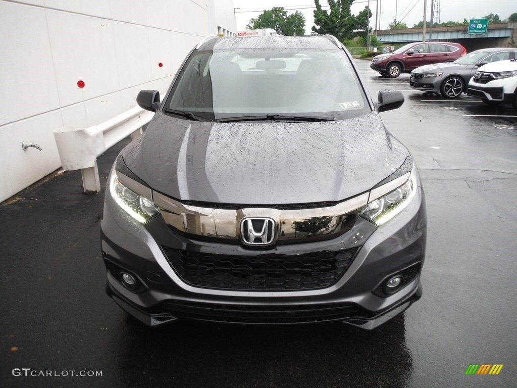 2019 HR-V Sport AWD - Modern Steel Metallic / Black photo #4