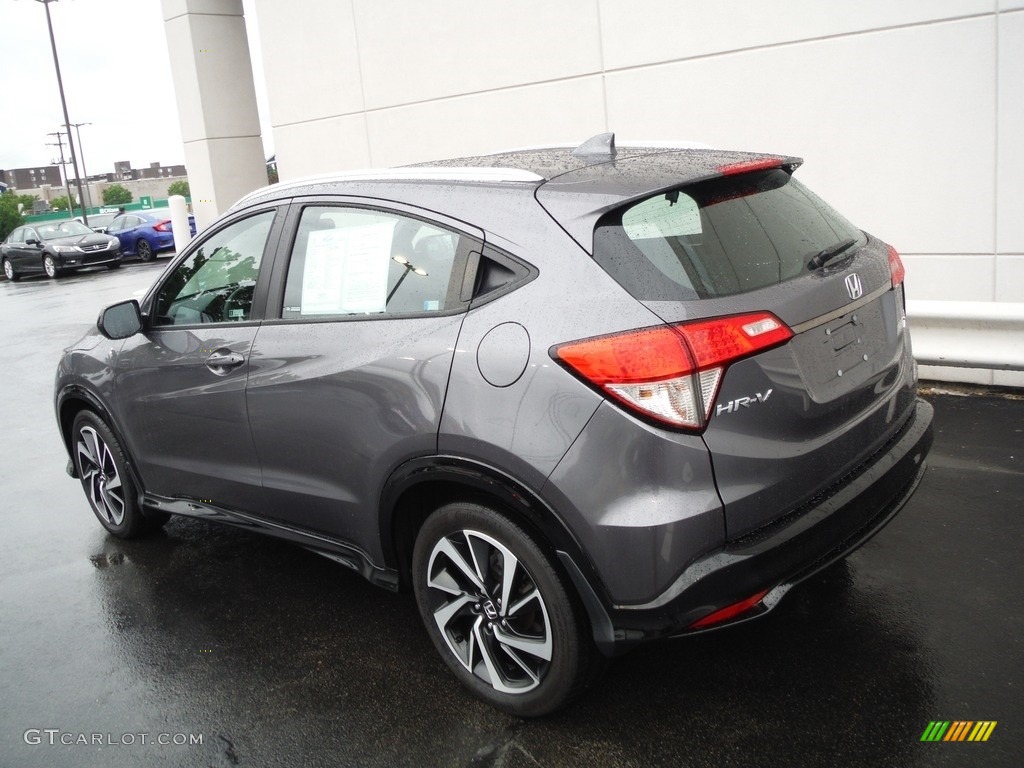 2019 HR-V Sport AWD - Modern Steel Metallic / Black photo #9
