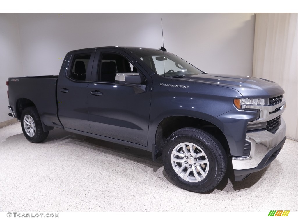 2021 Silverado 1500 LT Double Cab 4x4 - Shadow Gray Metallic / Jet Black photo #1