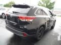 2019 Midnight Black Metallic Toyota Highlander SE AWD  photo #7