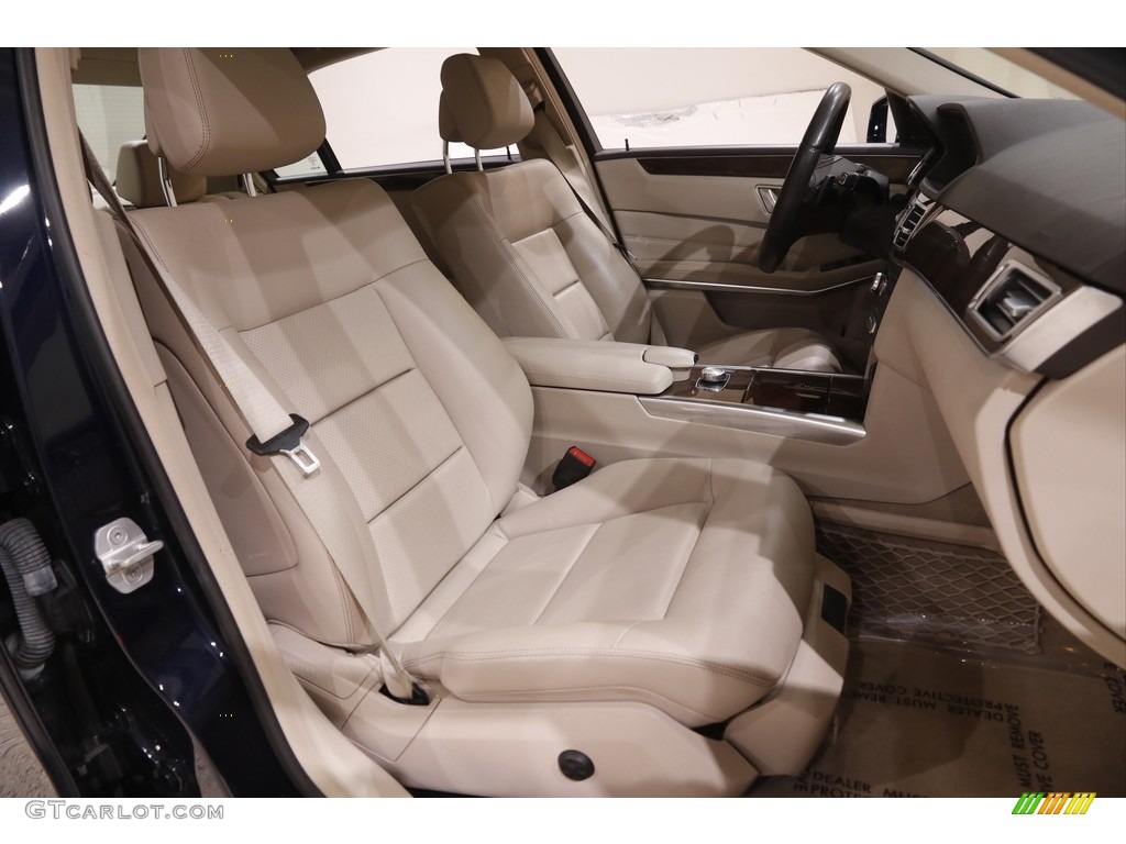 2014 E 350 4Matic Sport Sedan - Lunar Blue Metallic / Silk Beige/Espresso Brown photo #16
