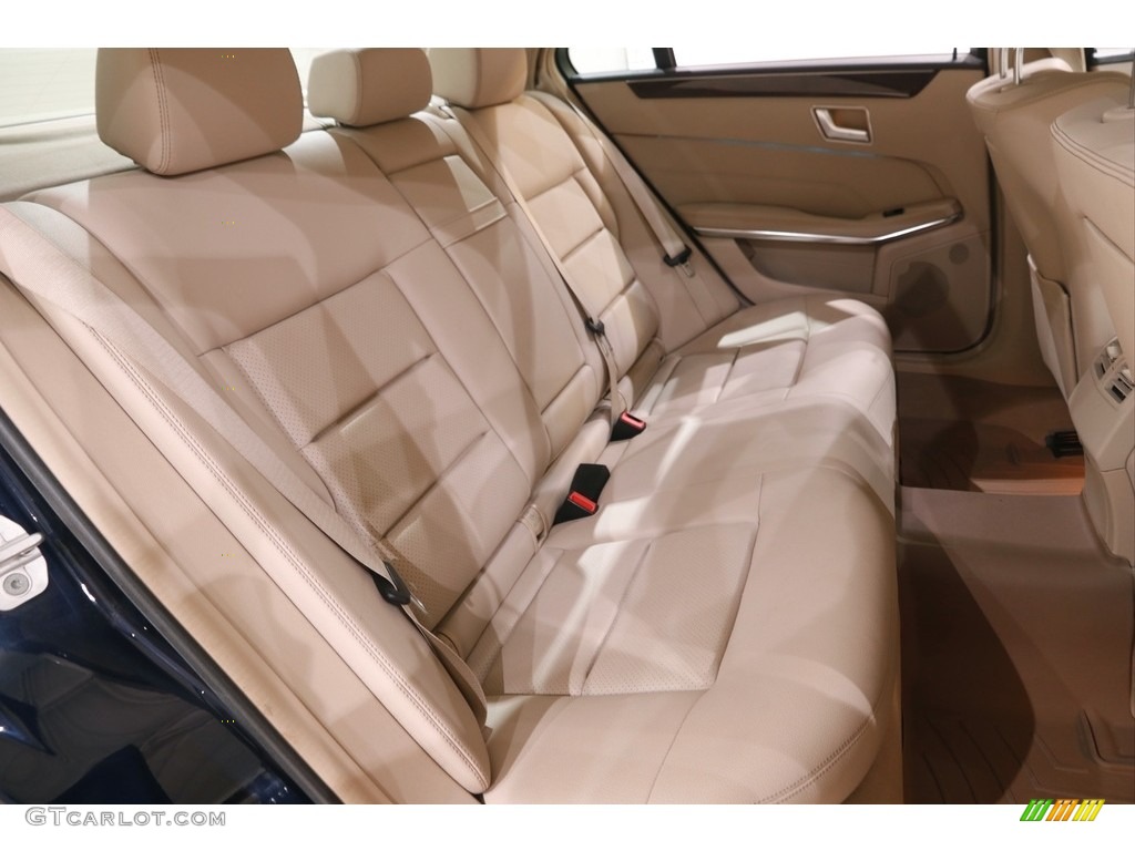 2014 E 350 4Matic Sport Sedan - Lunar Blue Metallic / Silk Beige/Espresso Brown photo #17