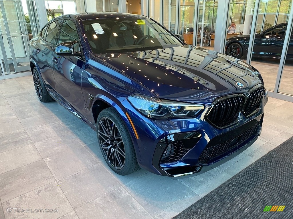 Tanzanite Blue II Metallic 2022 BMW X6 M Standard X6 M Model Exterior Photo #144344312