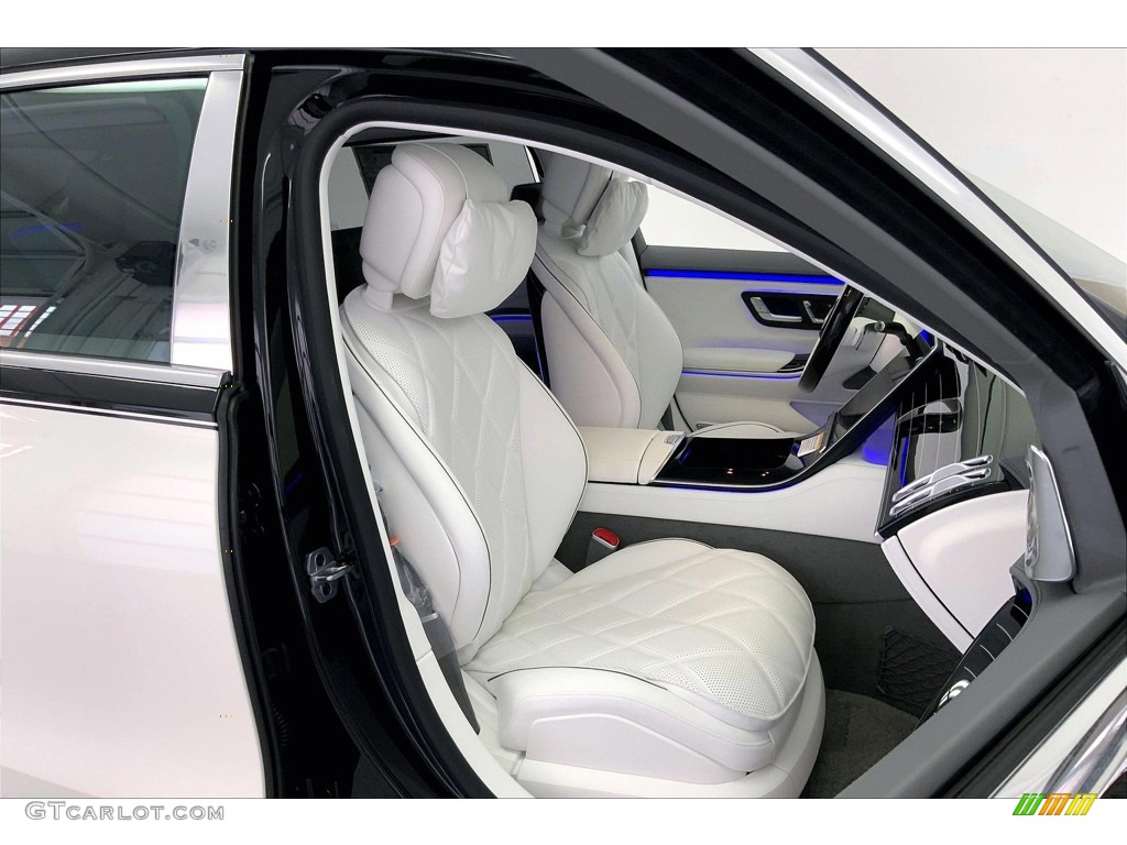 Exclusive Maybach Crystal White/Grey Pearl Interior 2022 Mercedes-Benz S Maybach 580 4Matic Sedan Photo #144344878