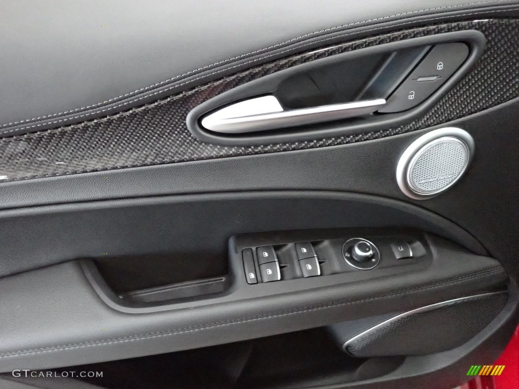 2022 Alfa Romeo Stelvio Quadrifoglio AWD Black Door Panel Photo #144345499