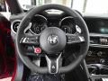 Black 2022 Alfa Romeo Stelvio Quadrifoglio AWD Steering Wheel