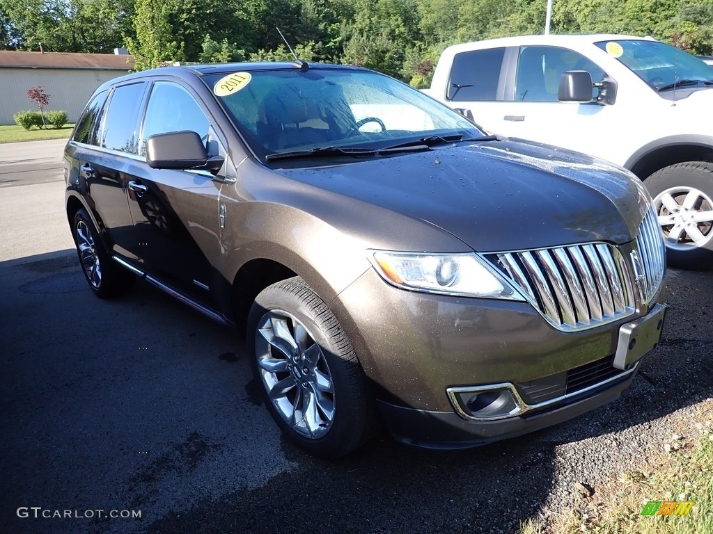 2011 MKX AWD - Earth Metallic / Medium Light Stone photo #3