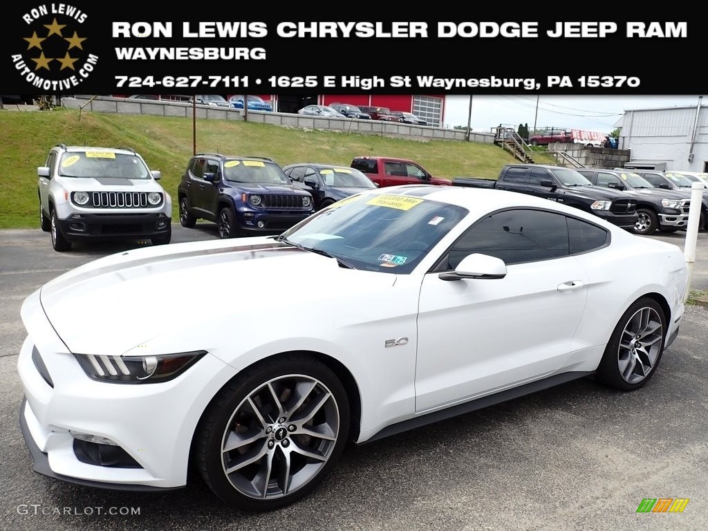 2016 Mustang GT Premium Coupe - Oxford White / Ebony photo #1