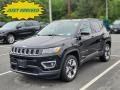 Diamond Black Crystal Pearl 2021 Jeep Compass Limited 4x4