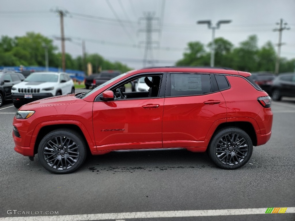 Redline Pearl 2022 Jeep Compass Limited 4x4 Exterior Photo #144346432