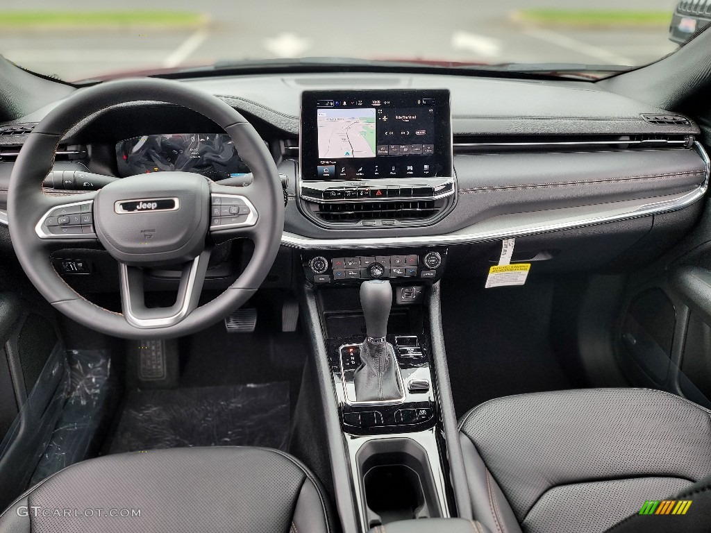 Black Interior 2022 Jeep Compass Limited 4x4 Photo #144346576
