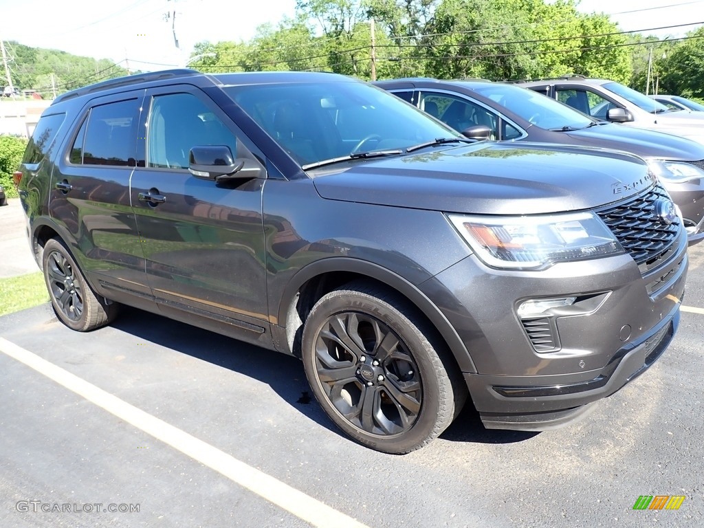 2019 Explorer Sport 4WD - Magnetic / Medium Black photo #4