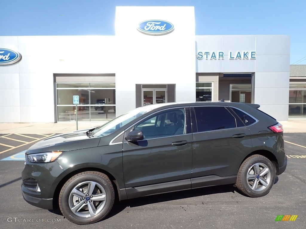 2022 Edge SEL AWD - Forged Green Metallic / Ebony photo #1