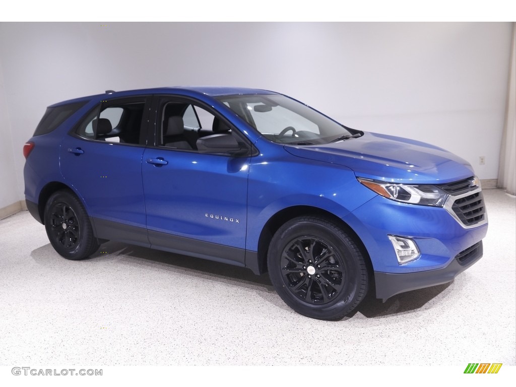 2019 Equinox LS - Kinetic Blue Metallic / Medium Ash Gray photo #1