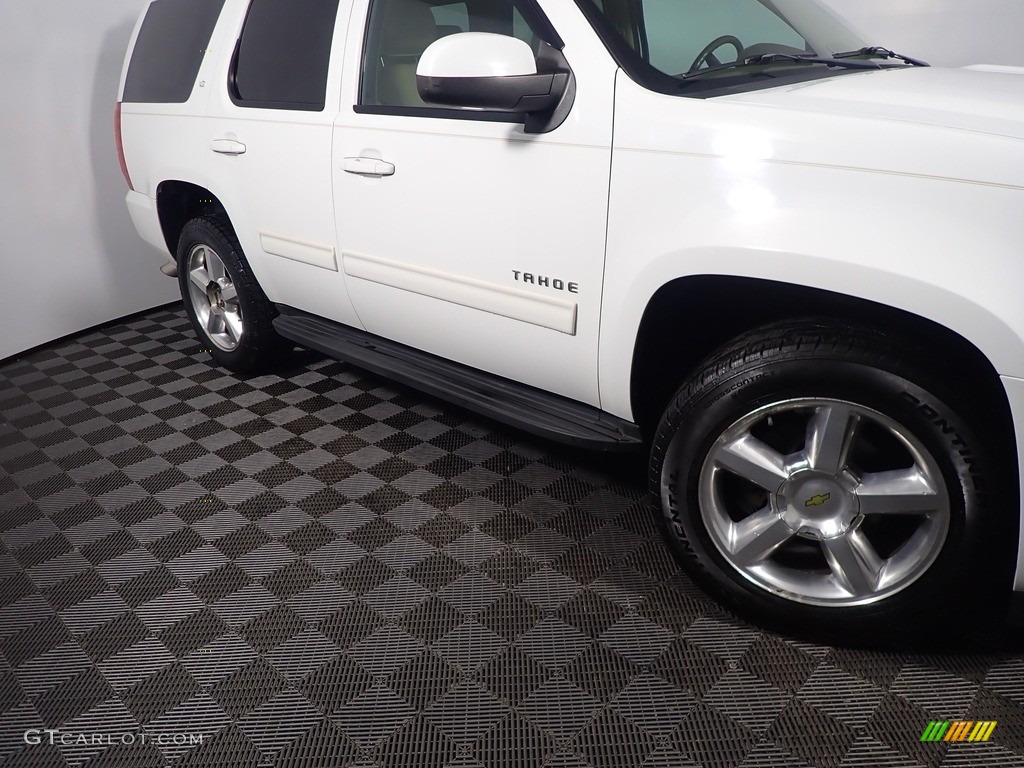 2010 Tahoe LT 4x4 - Summit White / Light Cashmere/Dark Cashmere photo #7