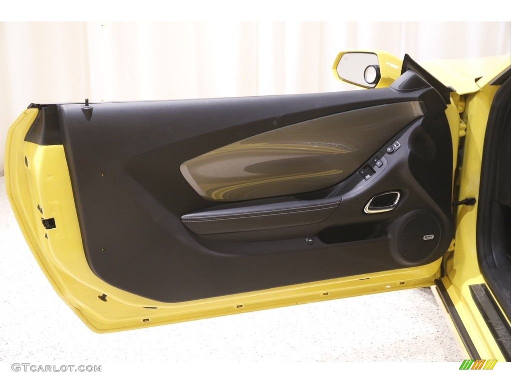 2015 Camaro SS Coupe - Bright Yellow / Black photo #4