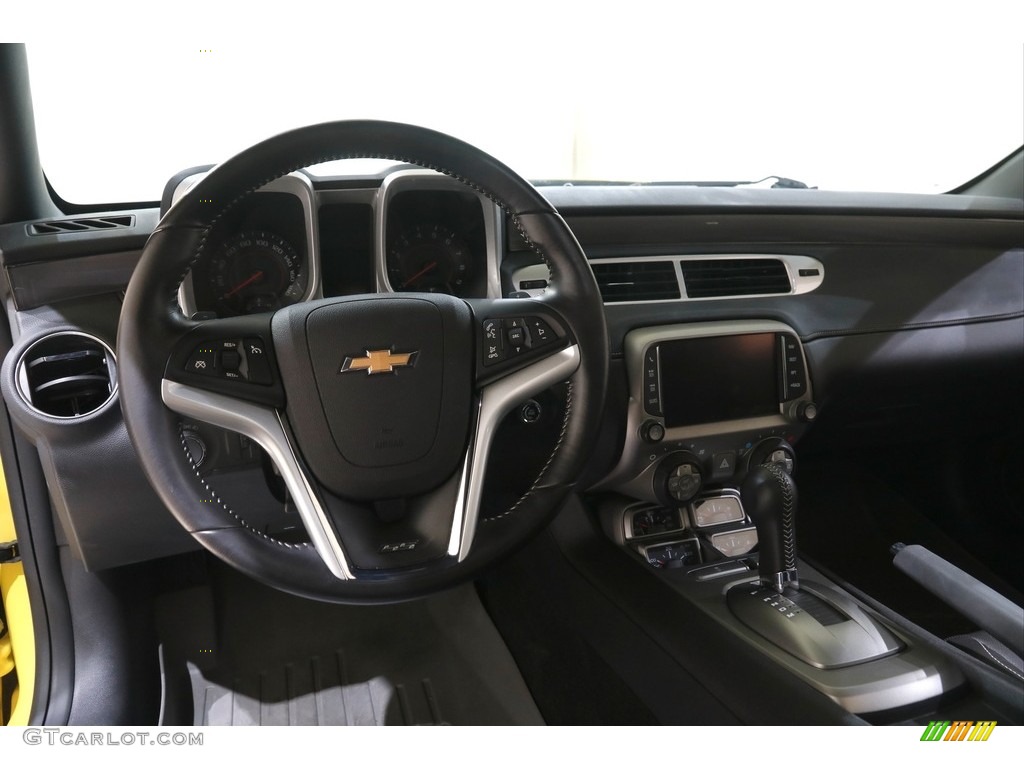 2015 Camaro SS Coupe - Bright Yellow / Black photo #7