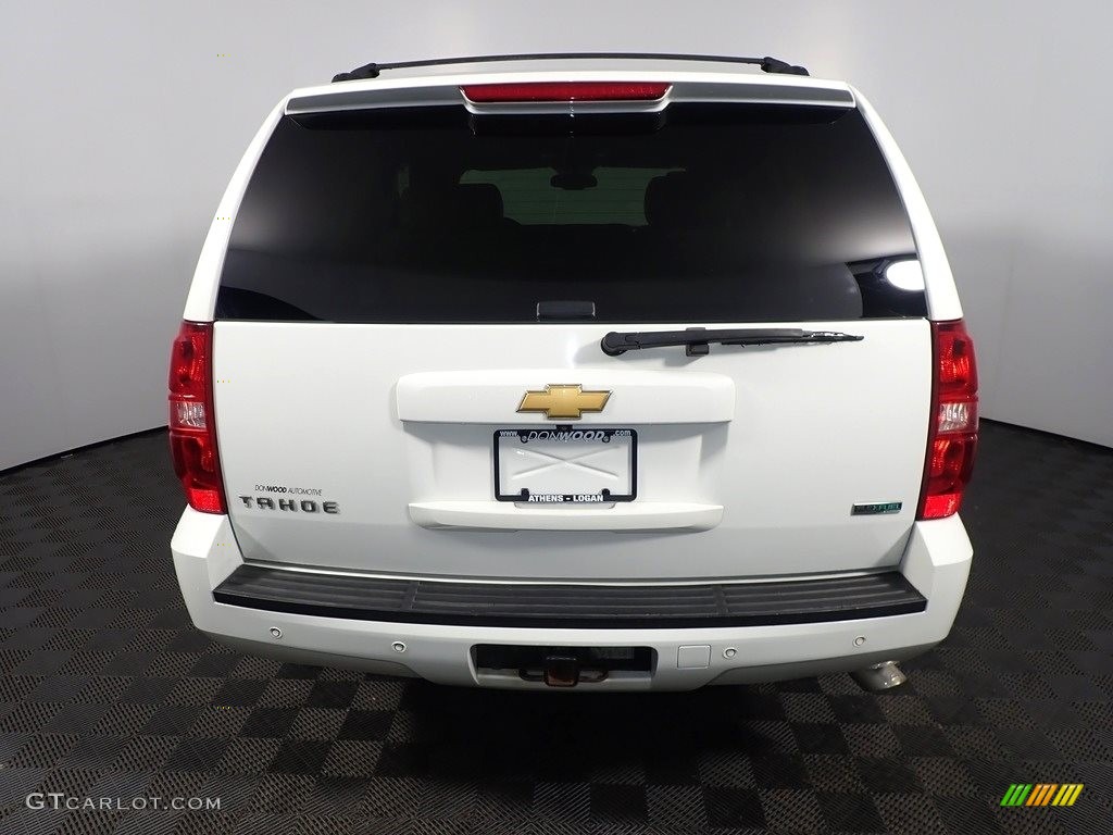 2010 Tahoe LT 4x4 - Summit White / Light Cashmere/Dark Cashmere photo #14
