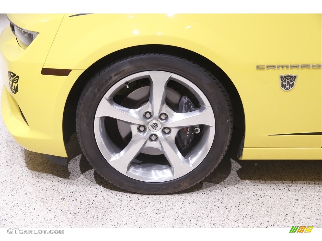 2015 Camaro SS Coupe - Bright Yellow / Black photo #21