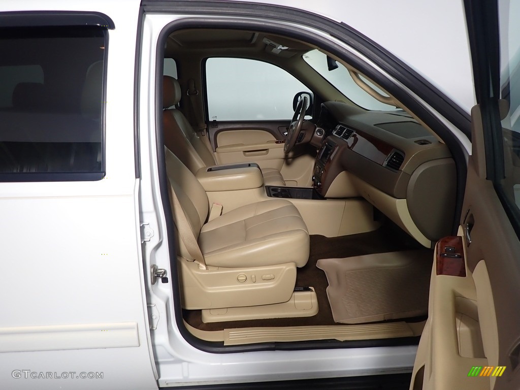 2010 Tahoe LT 4x4 - Summit White / Light Cashmere/Dark Cashmere photo #39