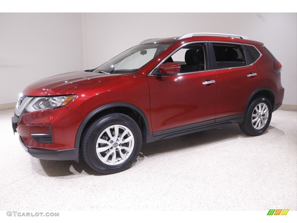 2019 Rogue SL AWD - Scarlet Ember / Charcoal photo #3