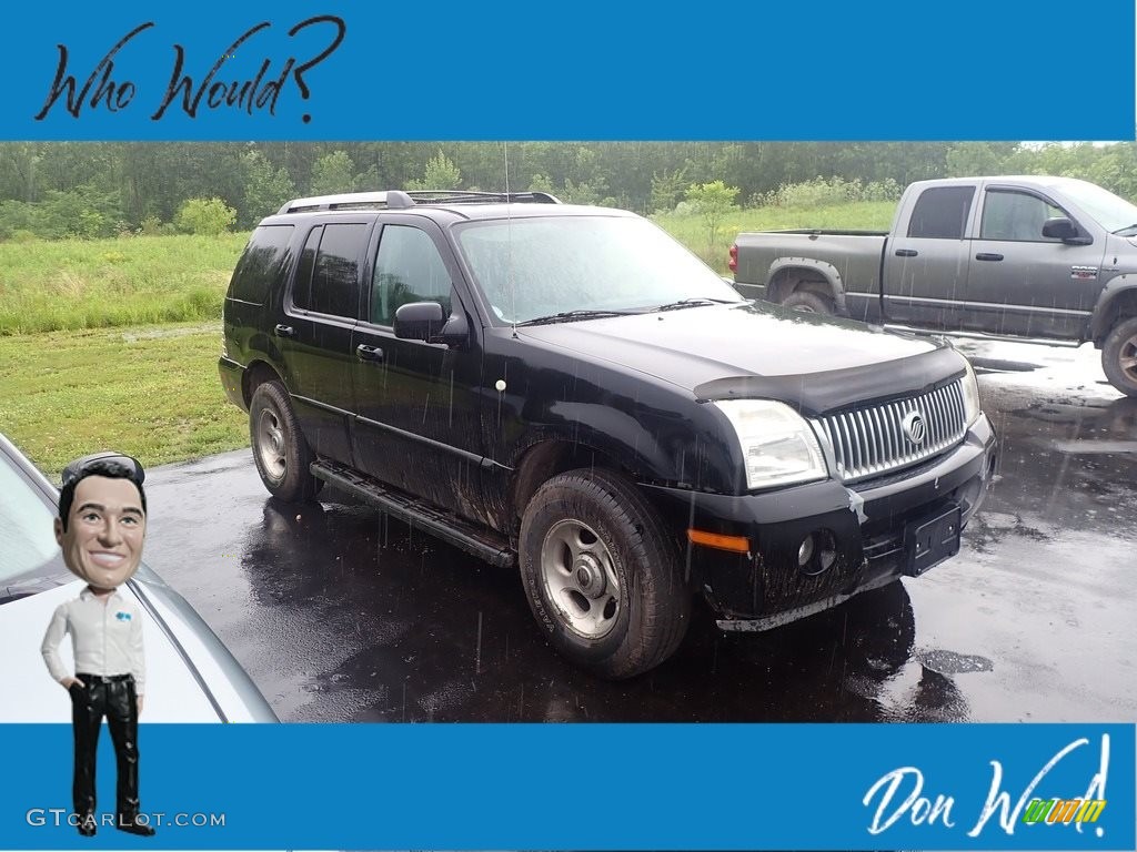 2005 Mountaineer V8 Premier AWD - Black / Midnight Grey photo #1