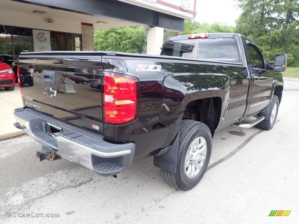 Black 2016 Chevrolet Silverado 3500HD LT Regular Cab 4x4 Exterior Photo #144351254